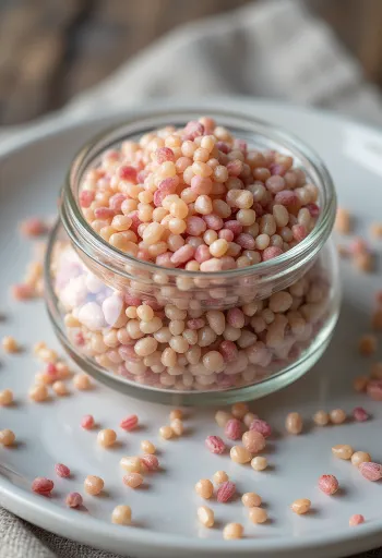 Semi di amaranto essiccati di diverse varietà