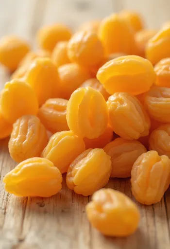 Albicocche secche in ciotola con albicocche fresche e miele