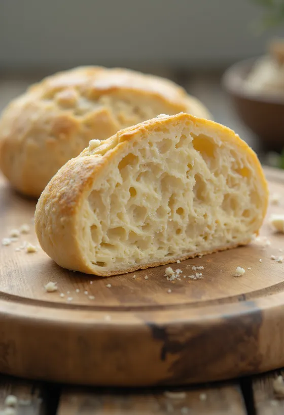 Lievito di birra fresco in cubetto e secco in granuli su tagliere