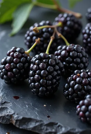 Gelsi neri (Morus nigra) freschi tagliati e interi