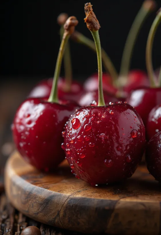 Ciliegie di caffè mature aperte e intere in una ciotola