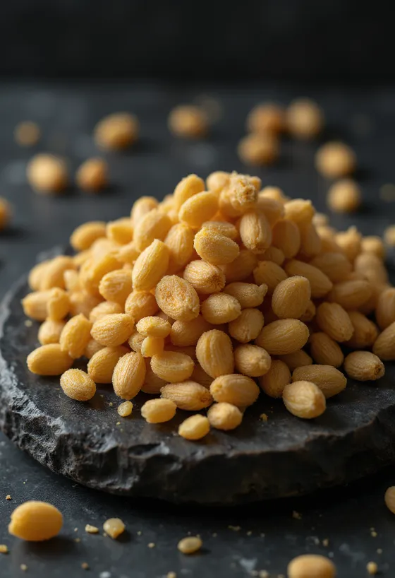 Semi di pomodoro essiccati su un piano di legno