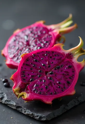 Pitaya rossa (Frutto del drago) polpa magenta con semi neri