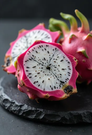 Pitaya bianca (Frutto del drago) polpa bianca con semi neri