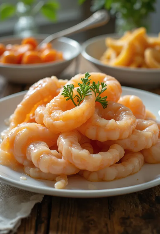 Polpa di Cuori di Mare (Cardi) su ghiaccio con limone