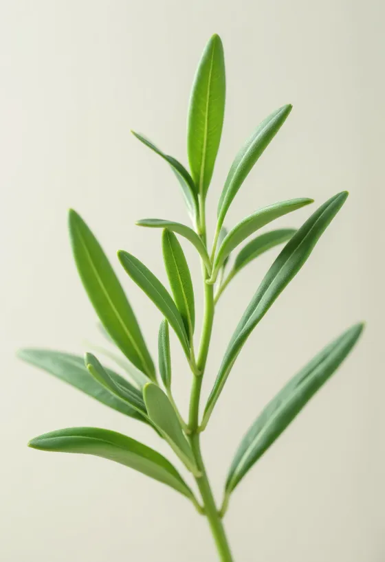 Dragoncello essiccato e in polvere su superficie da cucina