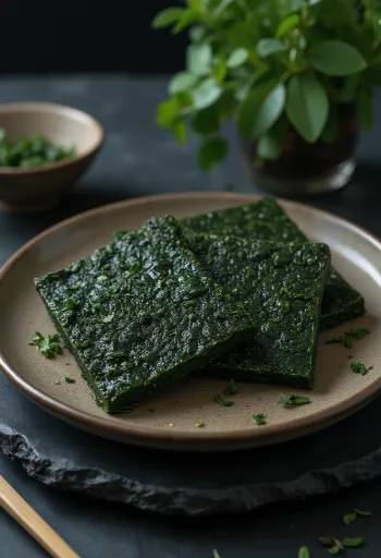 Fogli di Alga Nori tostato verde scuro