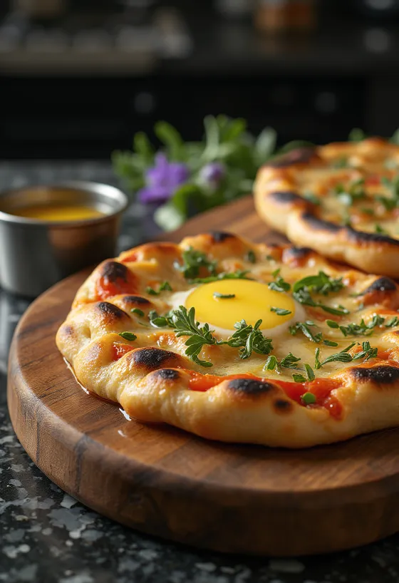 Pane naan al pomodoro servito