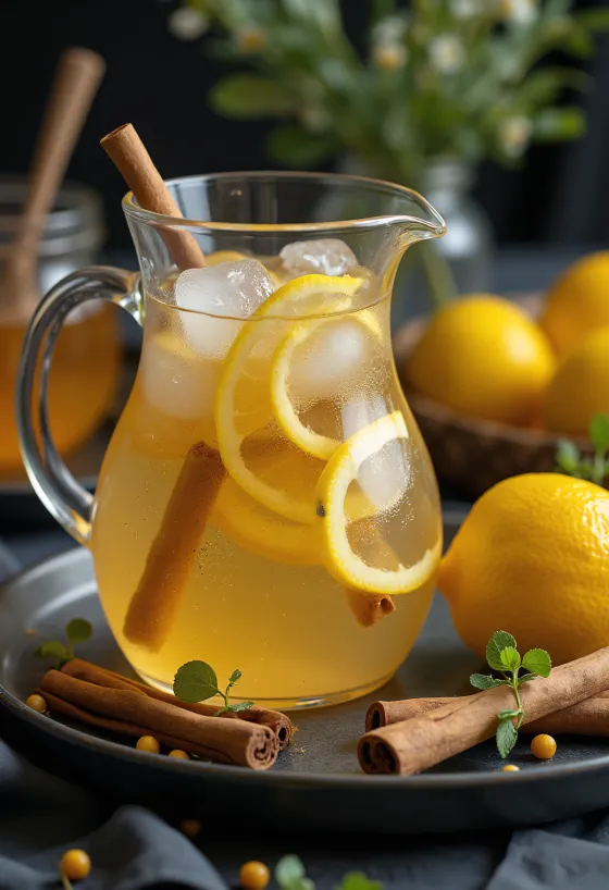Sidro miele e limone servito