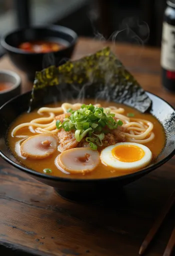 Chashu ramen servito