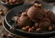 Hazelnut Truffle Ice Cream servito