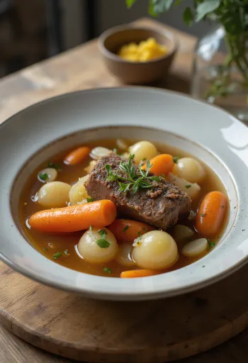 Pot-au-feu, tradizionale bollito francese con verdure