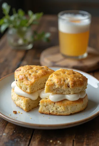 Scones al mascarpone dorati e soffici