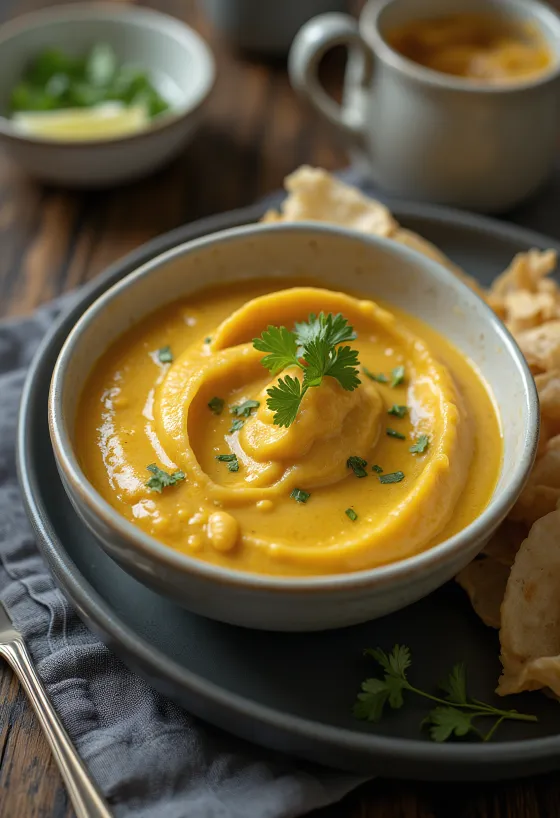 Salsa Korma curry servita con riso