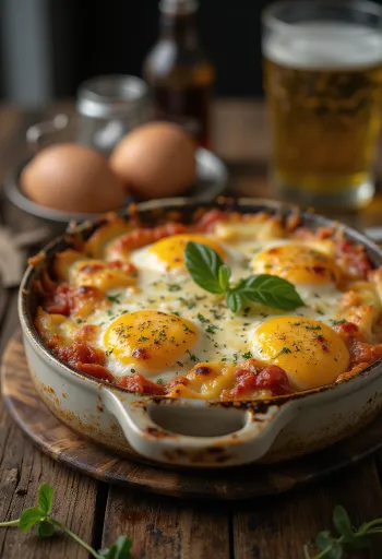Teglia di parmigiana di carciofi e melanzane gratinata