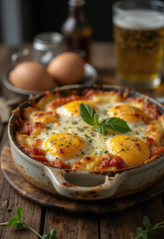 Teglia di parmigiana di carciofi e melanzane gratinata