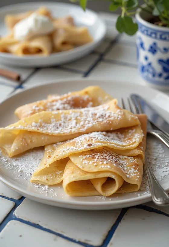 Pancake alla cannella pronti per essere serviti