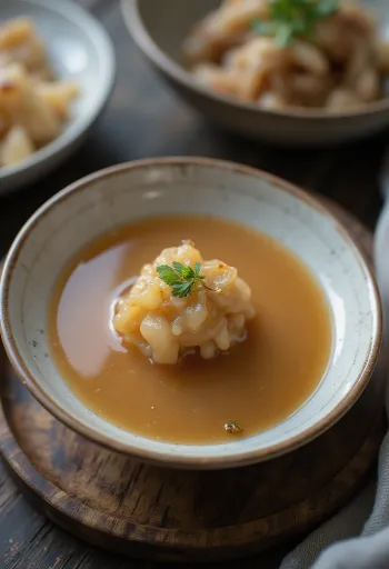 Salsa al miso servita con verdure grigliate