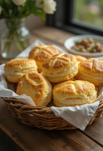 Soffici pogácsa alla ricotta dorate al forno, con strato di formaggio croccante sopra
