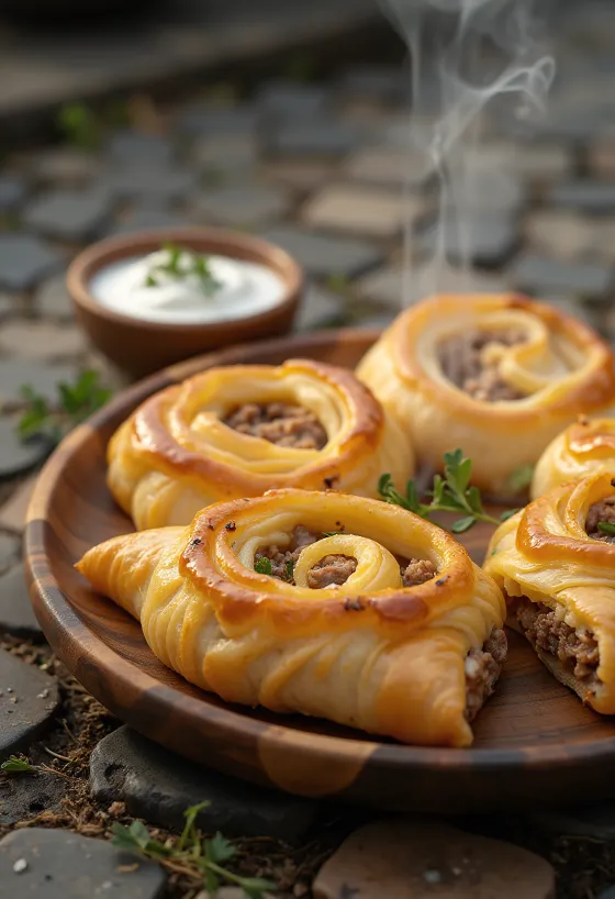 Burek con carne di agnello