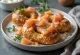 Bretzel al salmone e aneto servito