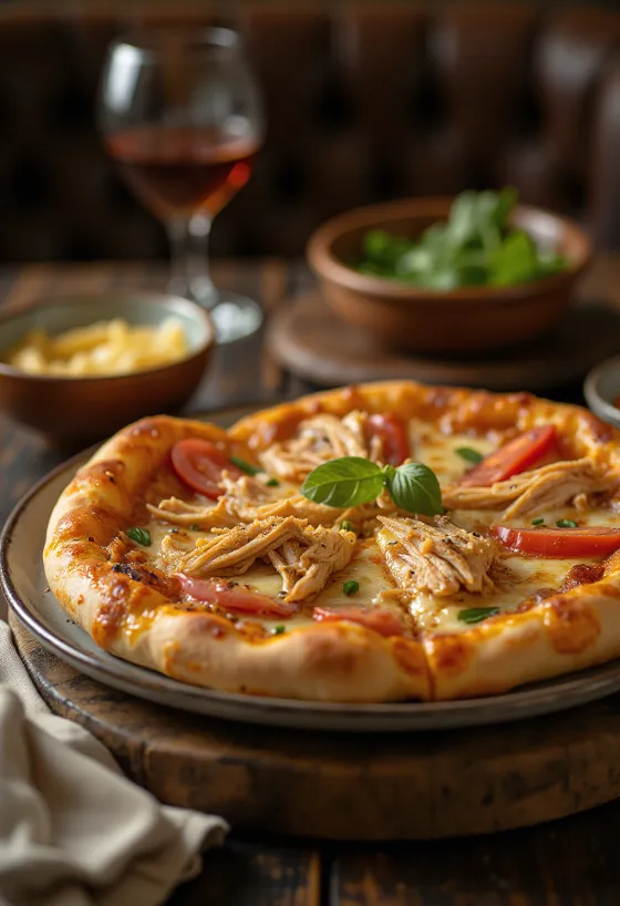 Pizza Nigérienne servita