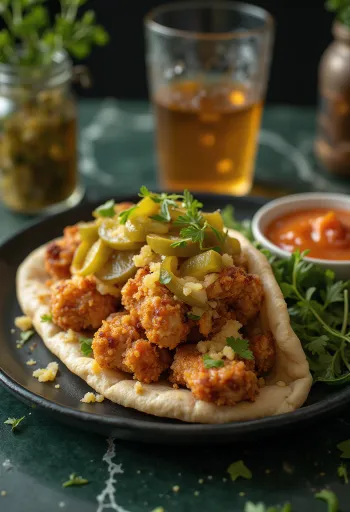 Chicken Shawarma servita nel pane pita