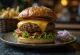 Cheeseburger servito
