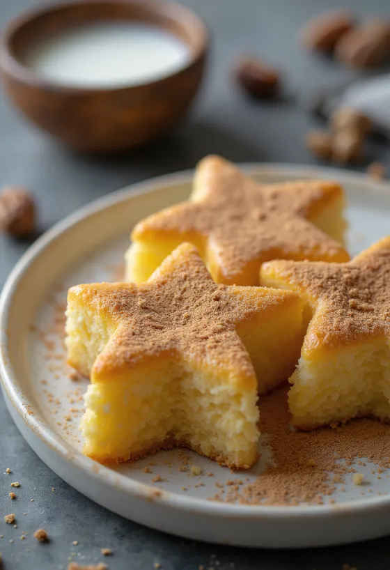 Pandoro con polvere di noci, dal ricco sapore di noce e cannella