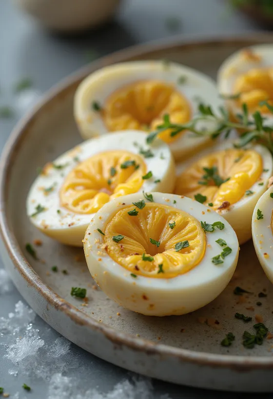Melanzane al forno all'aglio servite