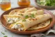 Chapati con ricotta, appena sfornato, servito in tavola