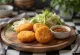 Korokke di tofu, con panatura croccante e insalata fresca