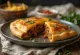 Calzone ai fagioli e chili appena sfornato
