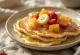 Pancake alla macedonia servito