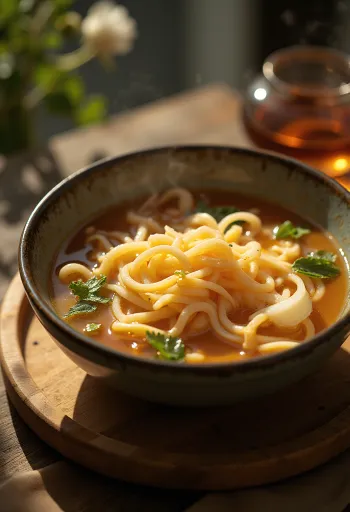 Salsa agrodolce piccante servita con riso