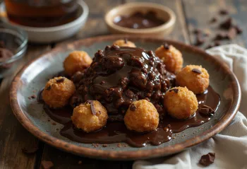 Chak-chak al cioccolato, dolce croccante ricoperto di cioccolato