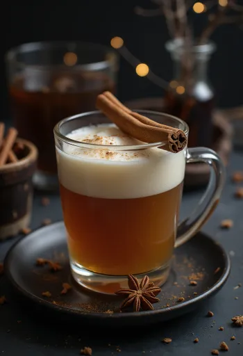 Sidro barricato servito in un bicchiere