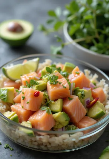 Lomi salmon con avocado, piatto fresco e salutare