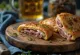 Calzone al grano saraceno appena sfornato