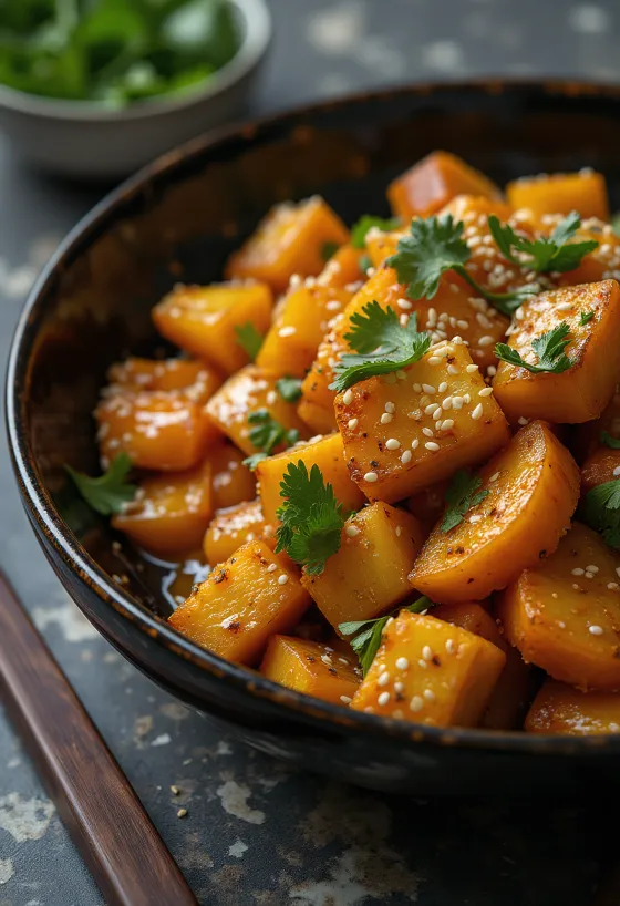 Wok di Zucca e Tofu al Curry