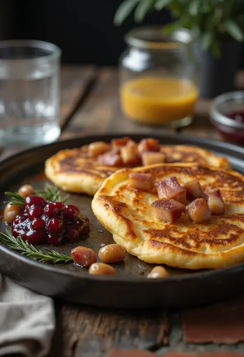 Fläskpannkaka servita