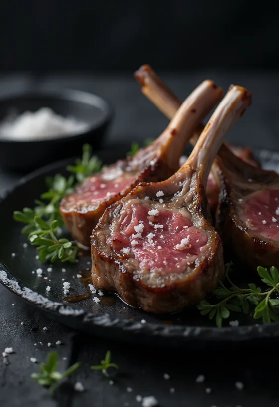 Costolette di agnello al rosmarino grigliate
