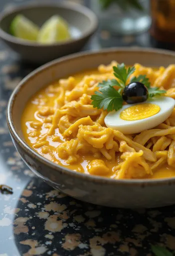 Ají de Gallina senza glutine pollo servito con arachidi e chili giallo