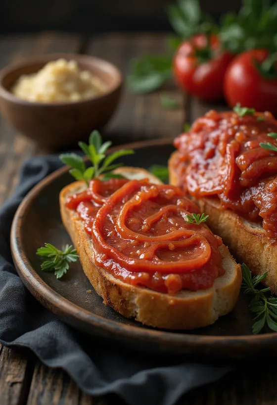 Salsiccia Sobrassada tagliata a fette