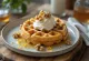 Waffle ricetta segreta serviti