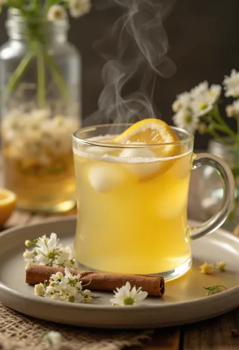 Sidro ai fiori di sambuco in tazza