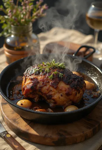 Arrosto di bufalo con rosmarino e vino rosso