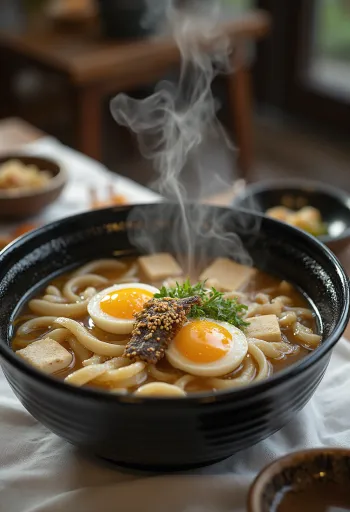 Hōtō con daikon, ricca zuppa giapponese con tofu e verdure
