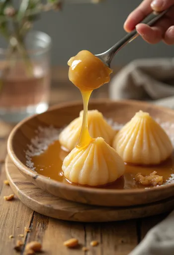 Mochi al caramello, preparato fresco
