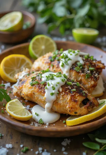 Ikan bakar al latte di cocco, pesce grigliato con salsa al cocco e coriandolo